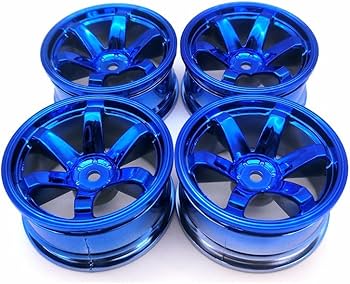 Amazon | 1/10 ツーリングカー向け ブルークローム 6本スポーク