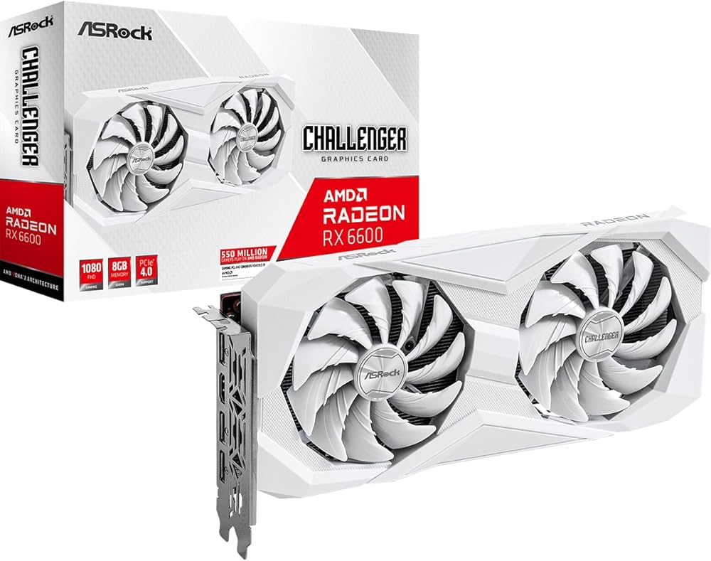 Amazon.in: Buy ASRock AMD Radeon Rx 6600 Challenger White 8Gb
