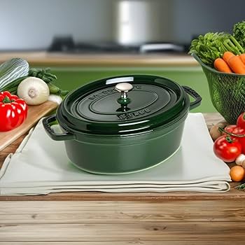 Amazon.co.jp: staub ストウブ 「 ピコ ココット オーバル バジル