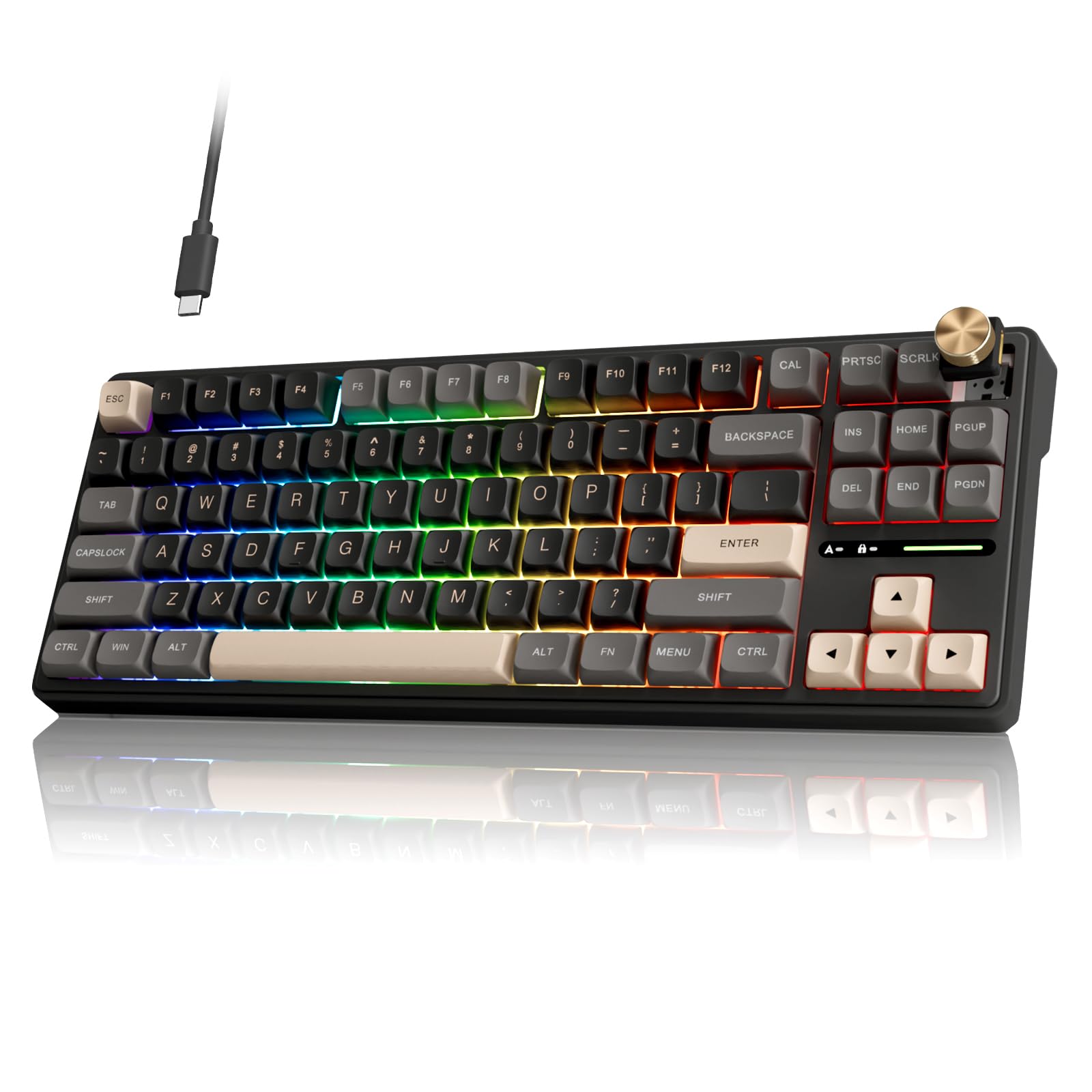 Amazon.com: RK ROYAL KLUDGE R87 Pro Wired Mechanical Keyboard with