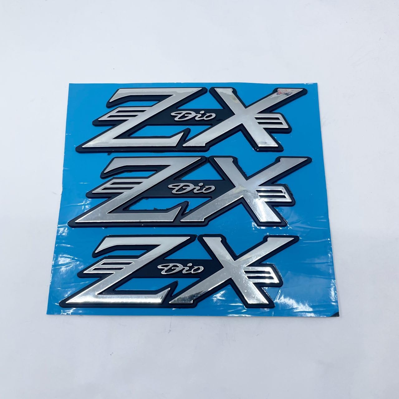 Amazon | ライブDIO AF34 AF35 ZX エンブレム 3枚/1SET (銀) | バイク