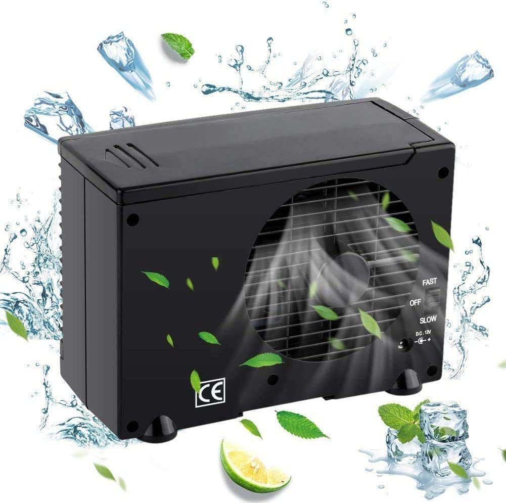 Amazon.co.jp: 12v車載用冷風機 蒸発型エアコン エアコンファン 車用