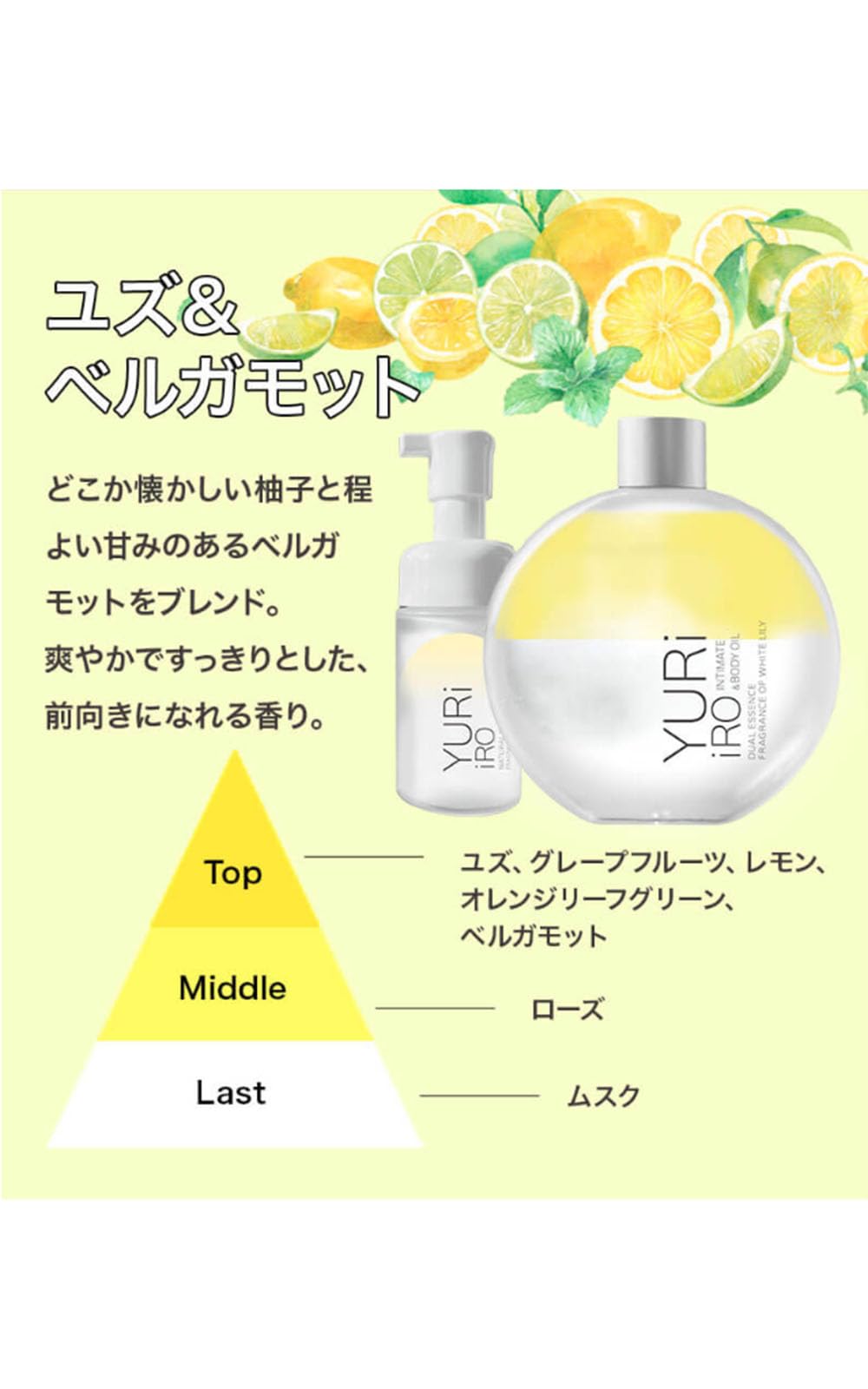 YURI iRO ボディオイル・洗顔料セット YURI iRO ボディオイル・洗顔料