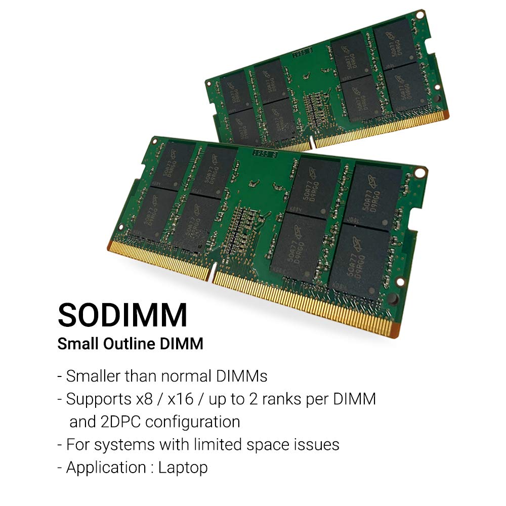 Brute Networks MKYF9-BN - 8GB DDR4-2400Mhz 2Rx8 Non-ECC SODIMM