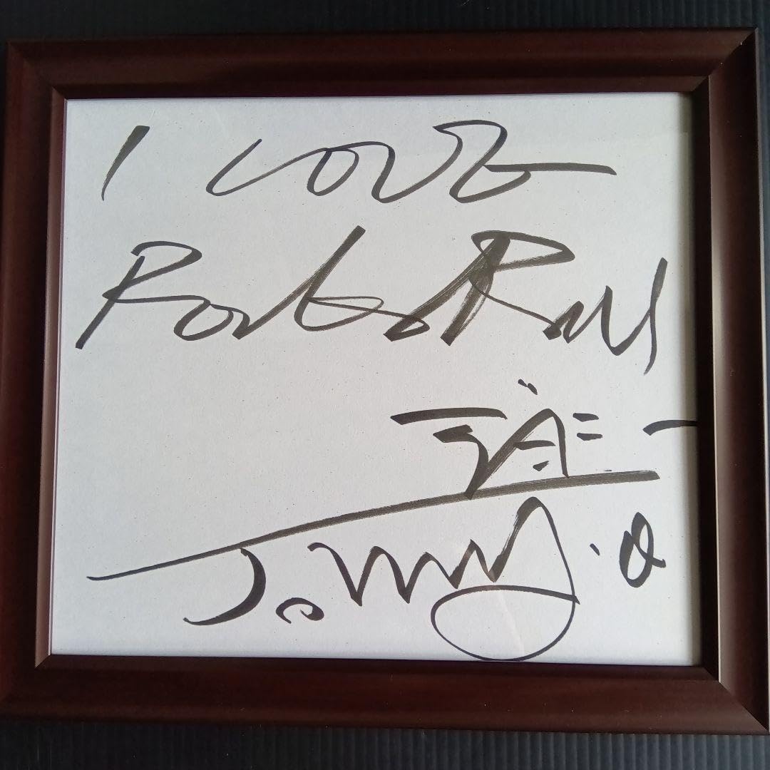 Amazon.co.jp: キャロル ジョニー大倉内海利勝直筆サイン色紙額装