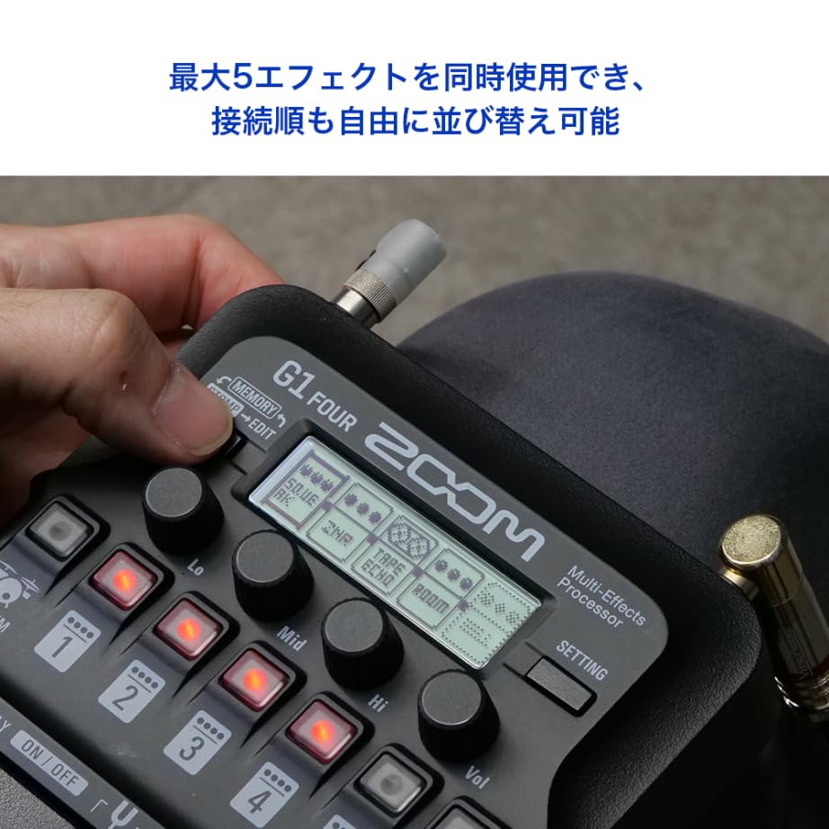 Amazon.co.jp: ZOOM ズーム G1 FOUR ギターマルチエフェクター【国内