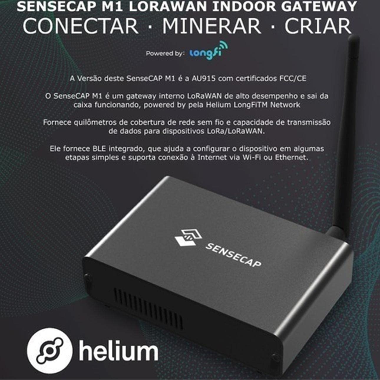 Amazon.com: SenseCAP M1 LoRaWAN Indoor Gateway Helium Crypto Miner