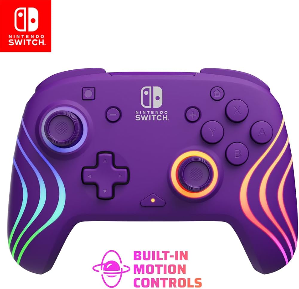 Amazon.com: PDP Afterglow Wave Wireless Nintendo Switch Pro