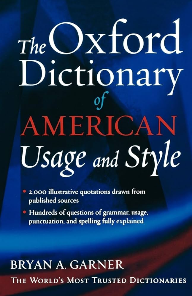 Amazon.com: The Oxford Dictionary of American Usage and Style