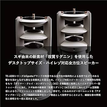 Amazon.co.jp: Egretta エグレッタ ハイレゾ スピーカー デスクトップ