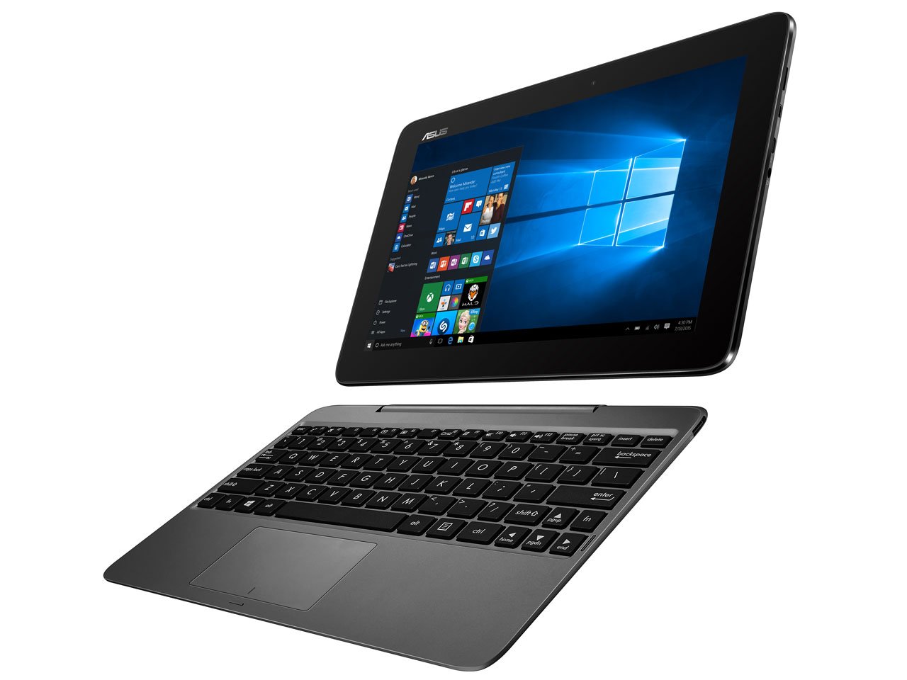 Amazon.co.jp: ASUS 2in1 タブレット ノートパソコン TransBook T100HA