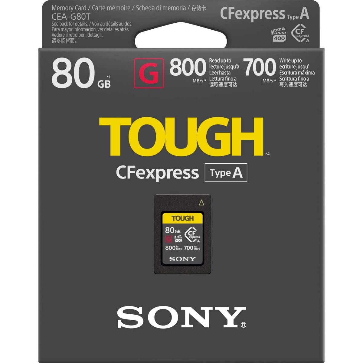 Amazon.com: Sony 80GB Tough CFexpress Type A Flash Memory Card