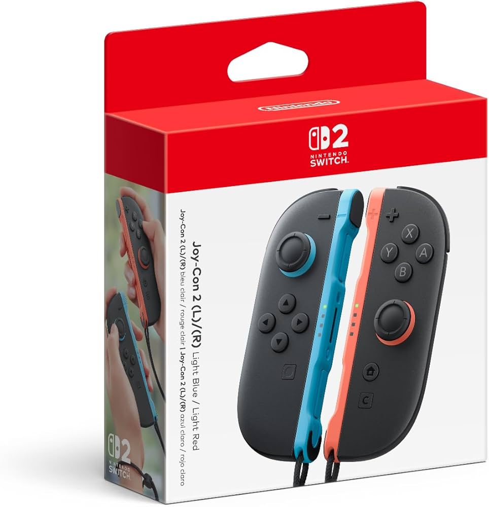 Amazon.com: Nintendo Joy-Con 2 (L)/(R) Light Blue/Light Red