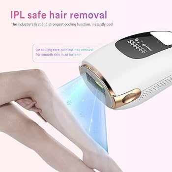 ONE BEAUTY IPL Hair Removal for Women and Men, Ice-Cooling, Ice