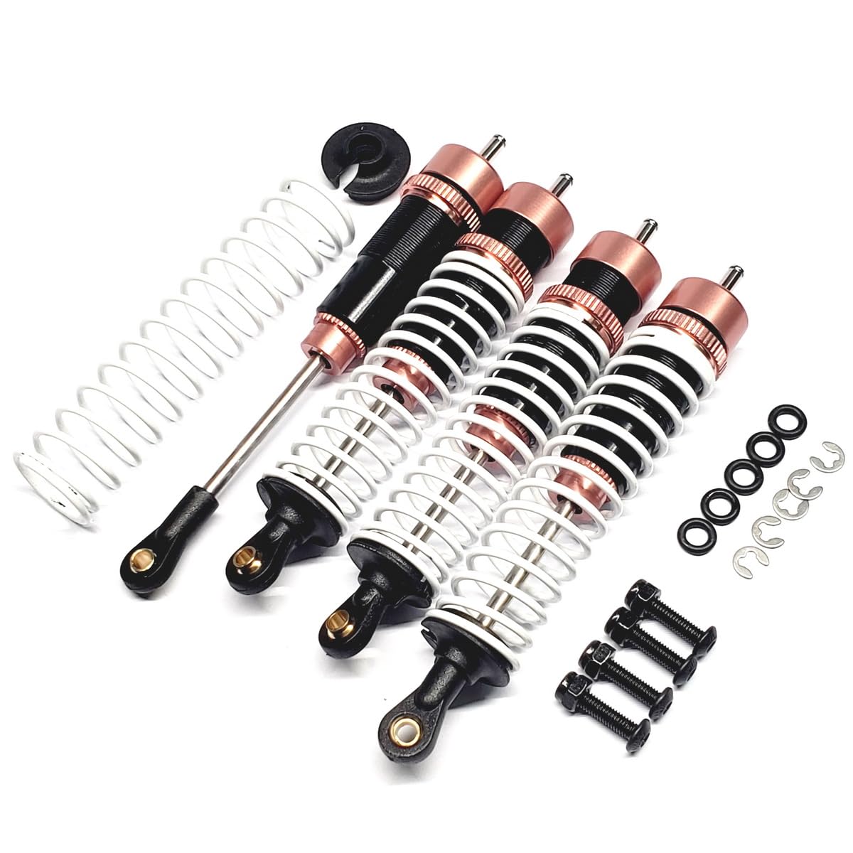 Amazon | KF OPパーツ アルミ オイルダンパー 4本セット タミヤ 1/12