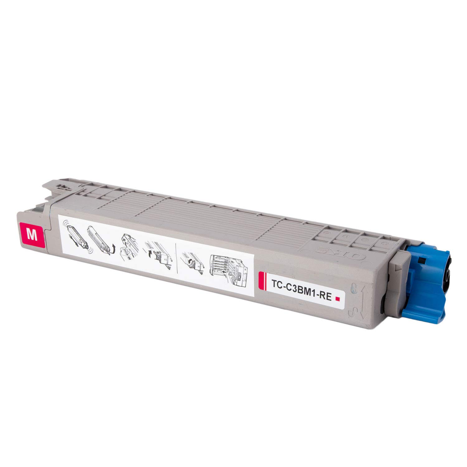 Amazon.co.jp: OKI 用 TC-C3BM1 再生トナーカートリッジ マゼンタ