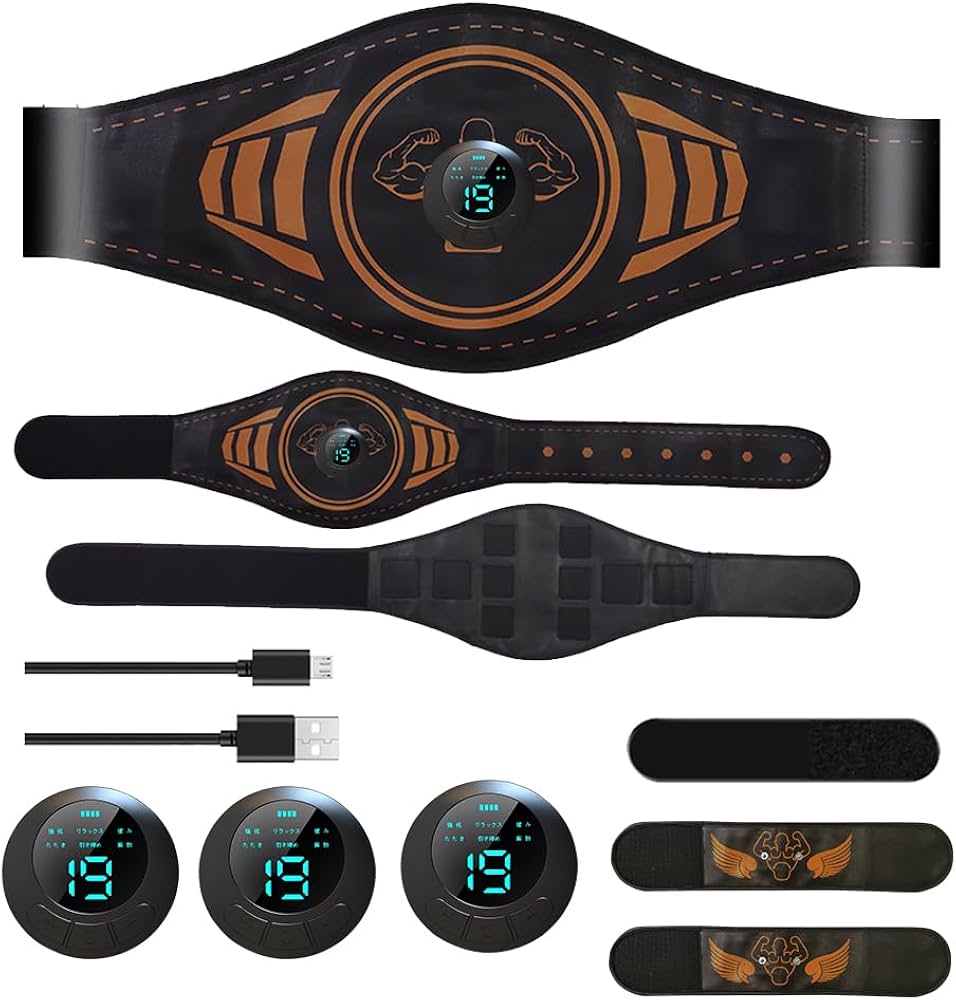 Amazon.co.jp: EMS 腹筋ベルト ジェルシート不要 6種類モード 三つの