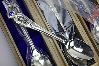 Amazon | ライオンズクラブ SILVER 銀製 スプーン 8点 142G | ノー