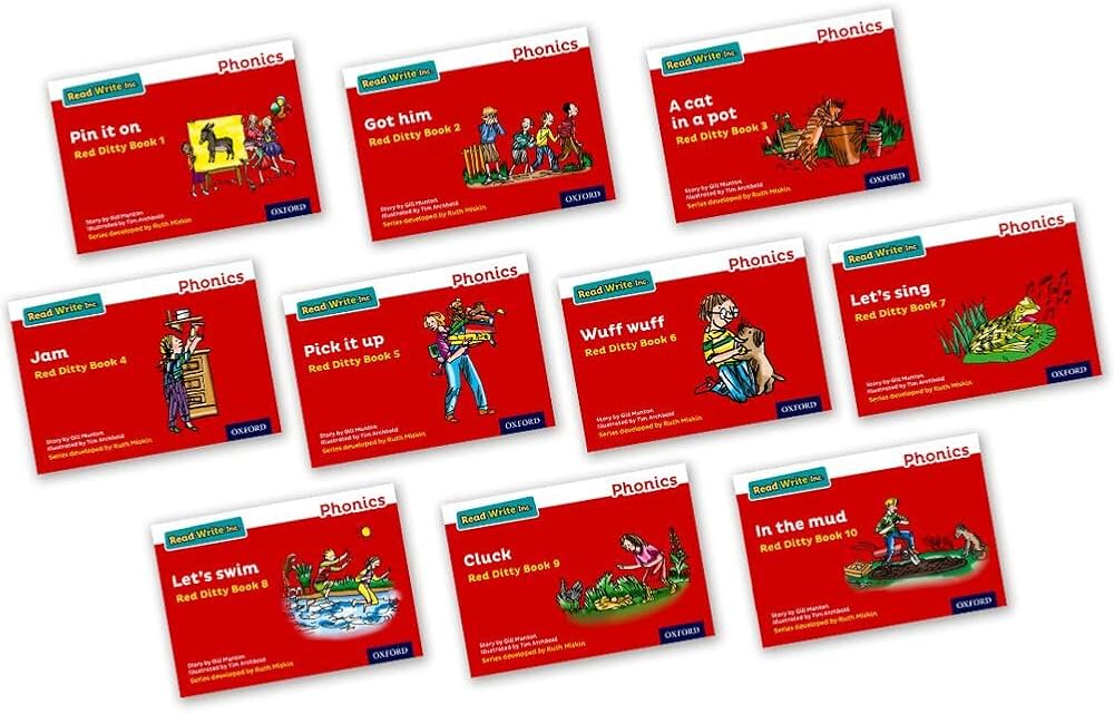 Read Write Inc Phonics Red Ditty Bks x10: Munton, Gill, Archbold