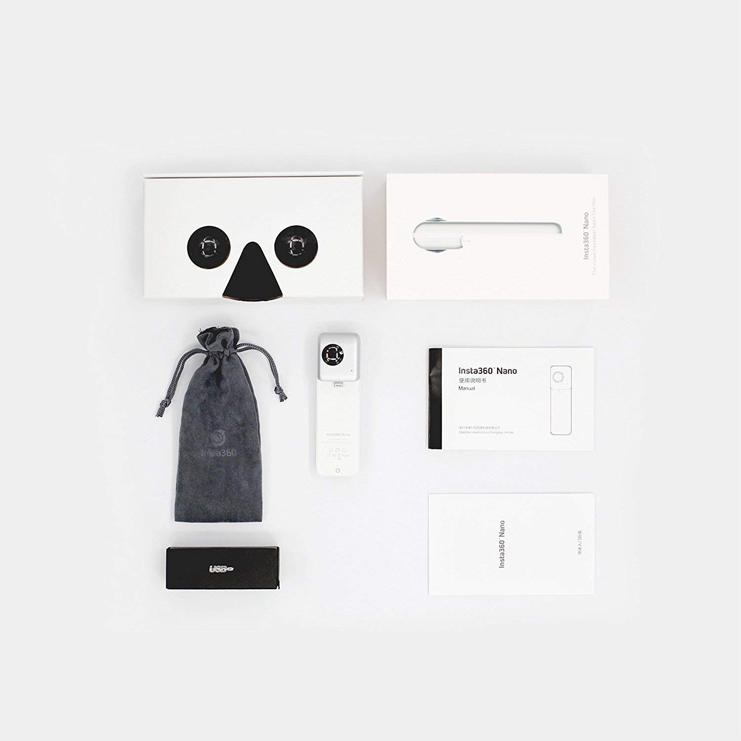 Amazon.co.jp: Insta360 Nano 360° VR 全天球 カメラ 3K 超広角