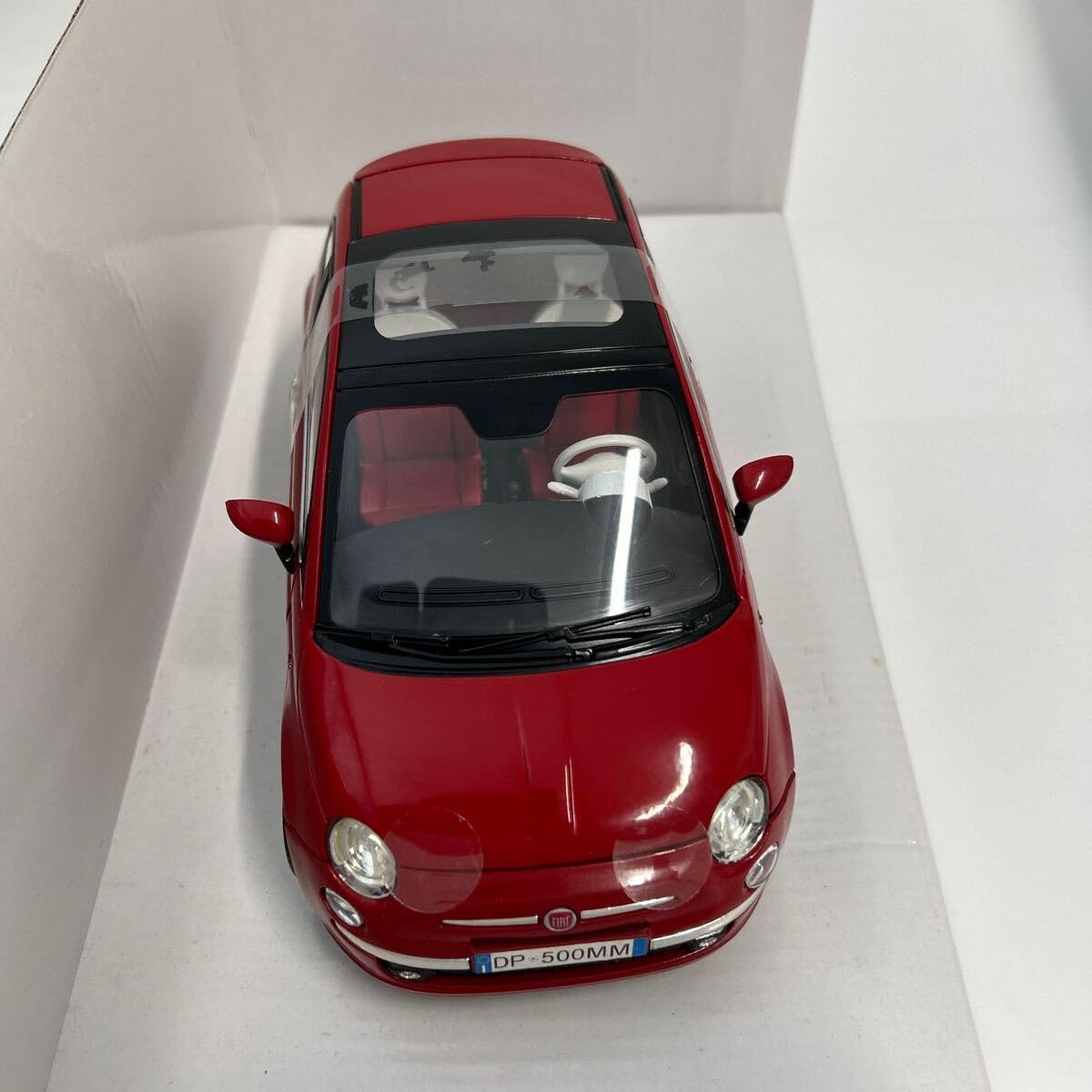 Amazon | FIAT ディーラー特注 MONDO MOTORS 1/18 Nuova FIAT500 Red