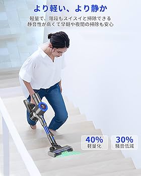 Amazon | 掃除機 コードレス【2026革新版・超強吸引・静音・軽量・自立