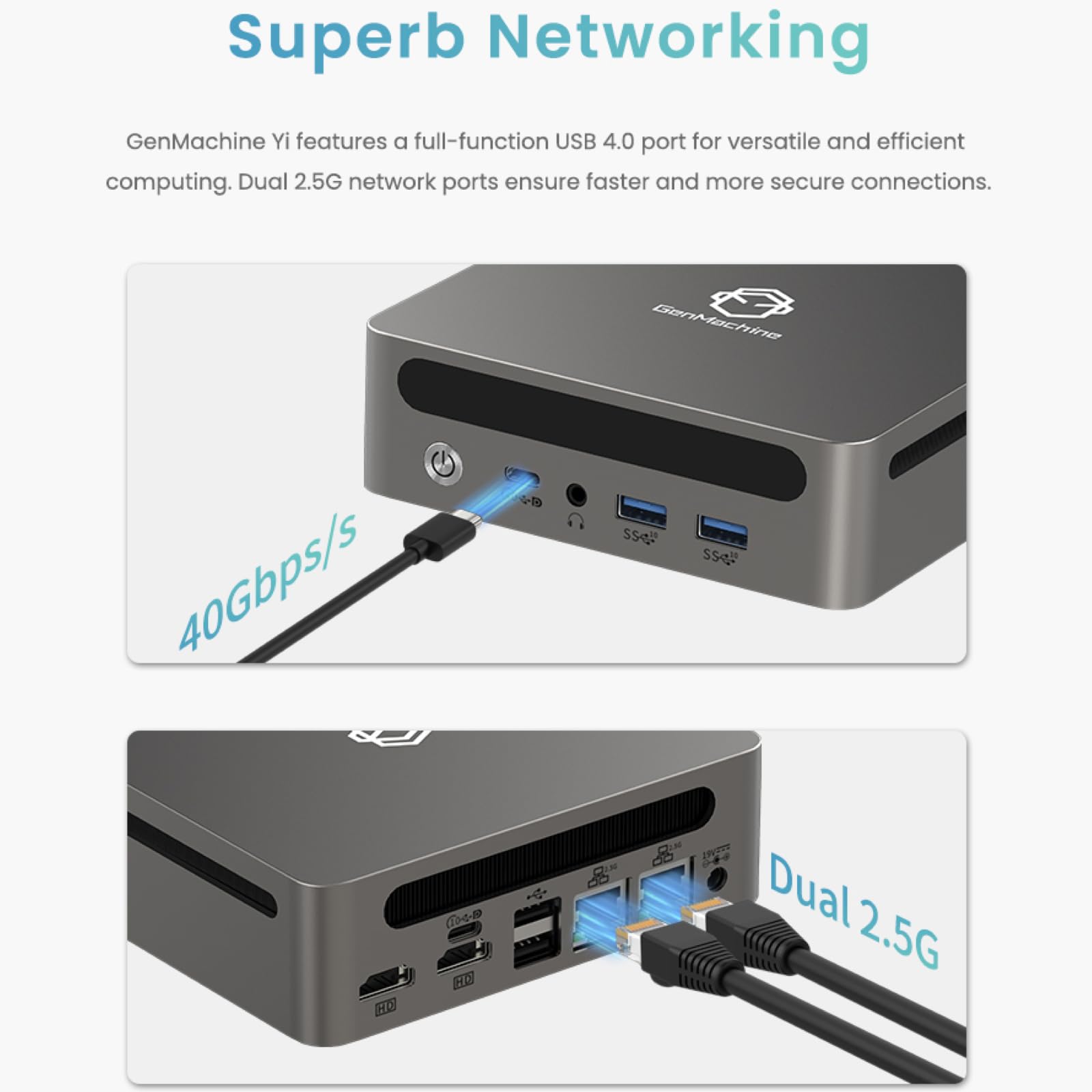 Amazon.com: GenMachine Mini PC AMD Ryzen 7 7735HS, High