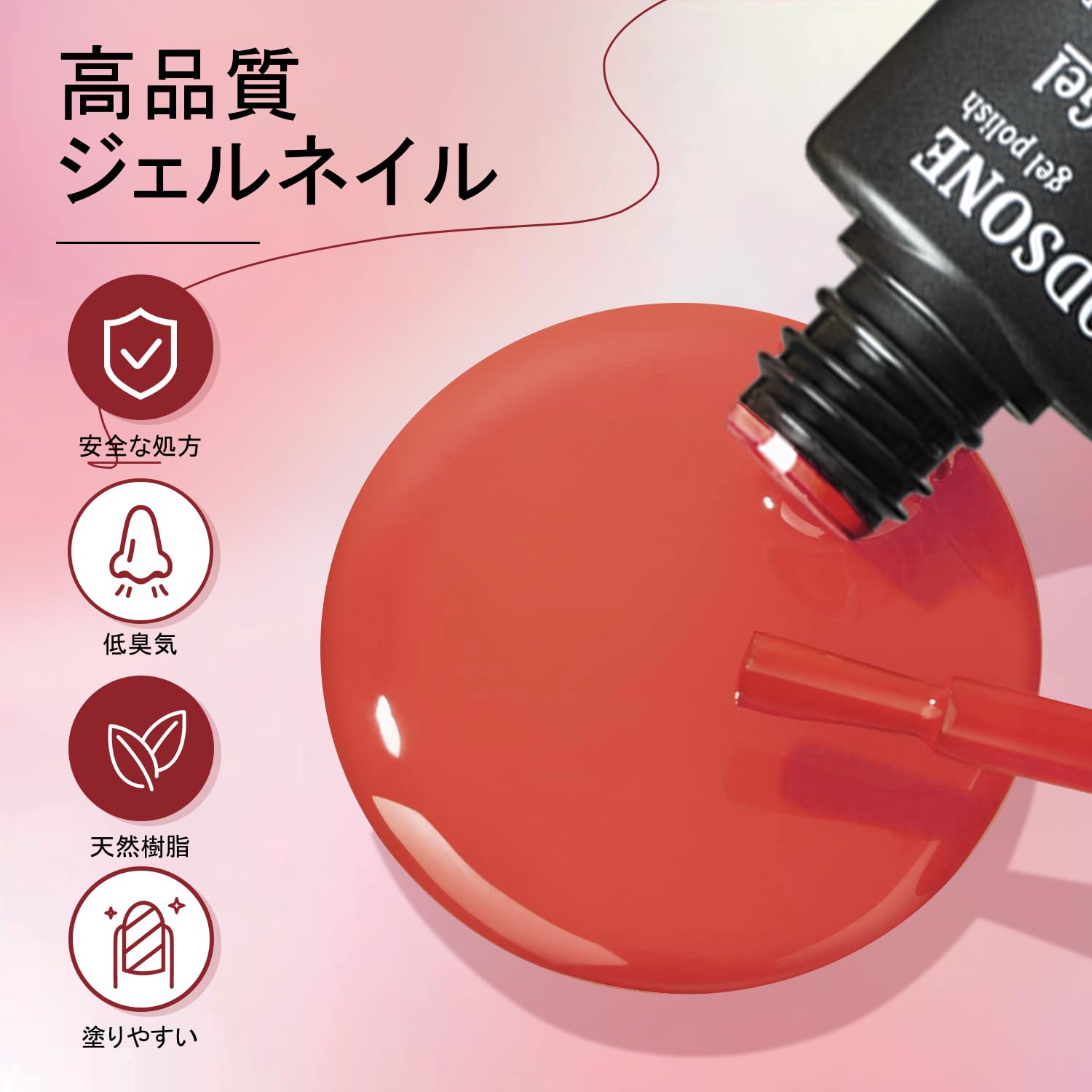 Amazon | JODSONE 32色 鮮やかで高光沢のジェルネイルポリッシュキット