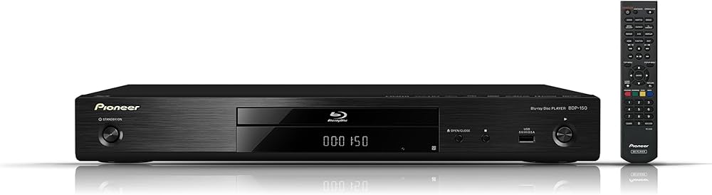 Pioneer BDP-150-K 3D Blu-ray Player (HDMI, 1080p Upscaler, DLNA