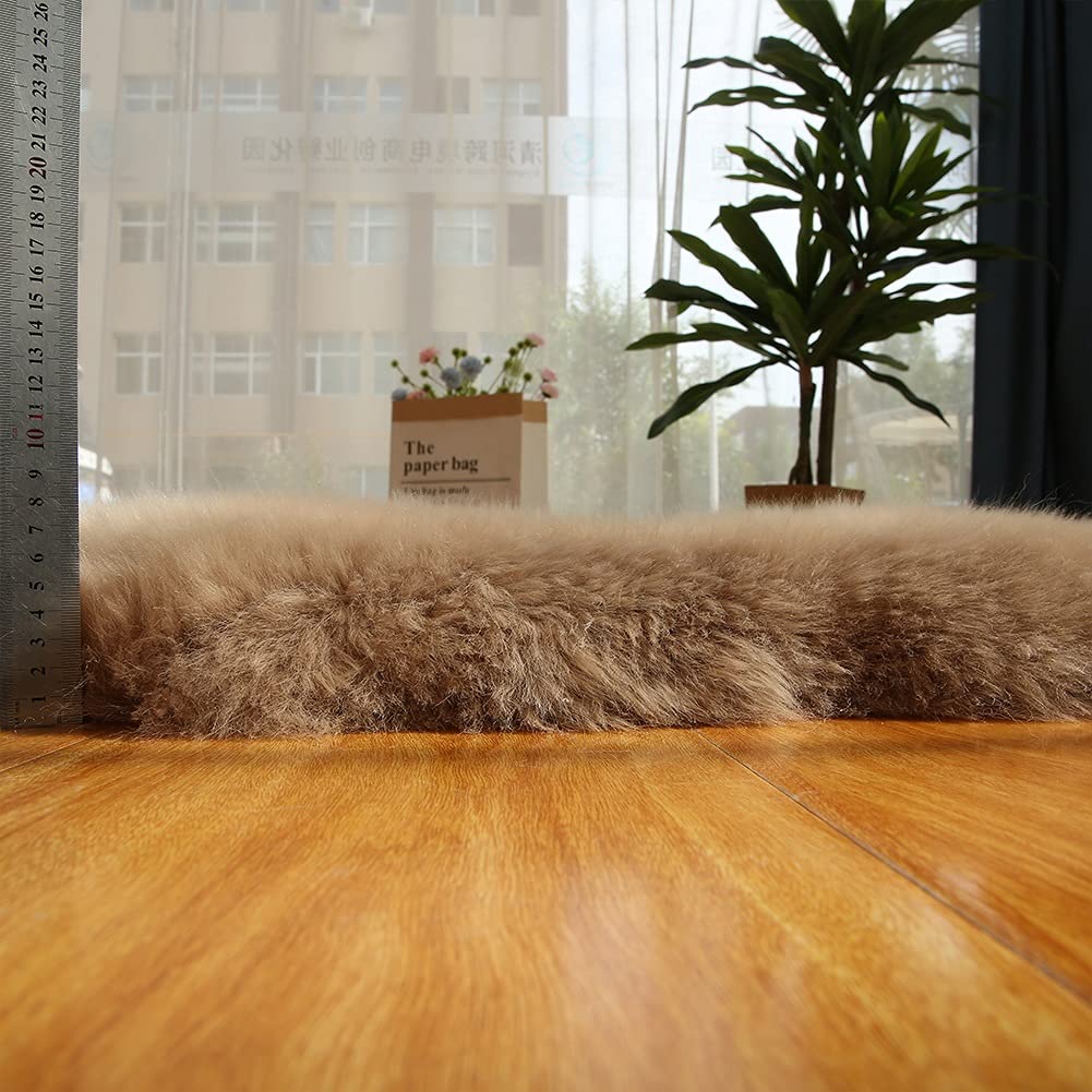 Amazon｜ムートンラグ 天然羊毛本物の毛皮 ラグムートン マット