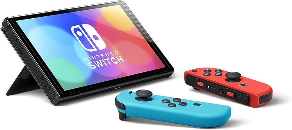 NintendoSwitch 赤 青 スイッチ 本体 付属品 傷有Joy-Con Nintendo