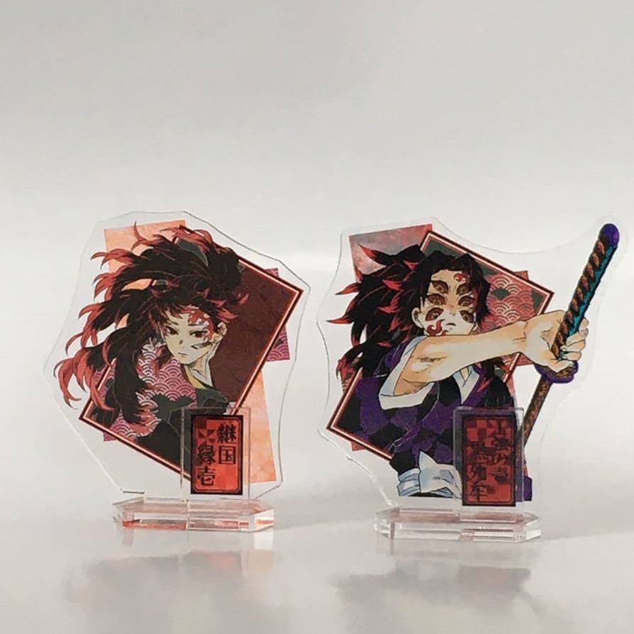 鬼滅の刃 繋がるアクリルパズル 継国縁壱 黒死牟 沼の鬼 セット 鬼滅の