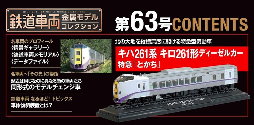鉄道車両 金属モデルコレクション 第63号(キハ261系 キロ261形
