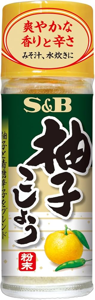Amazon.co.jp: S&B Yuzu Pepper (Powder), 0.4 oz (12 g) x 10 Packs