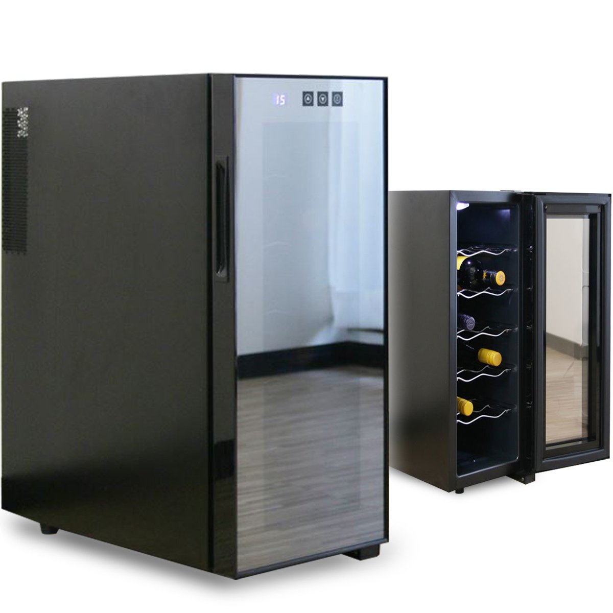 Amazon.co.jp: ottostyle.jp ワインセラー 容量 33L【最大 12本収納