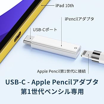 Amazon | MACLE USB-C - 対応Apple Pencilアダプタ 交換用ペン先 3個