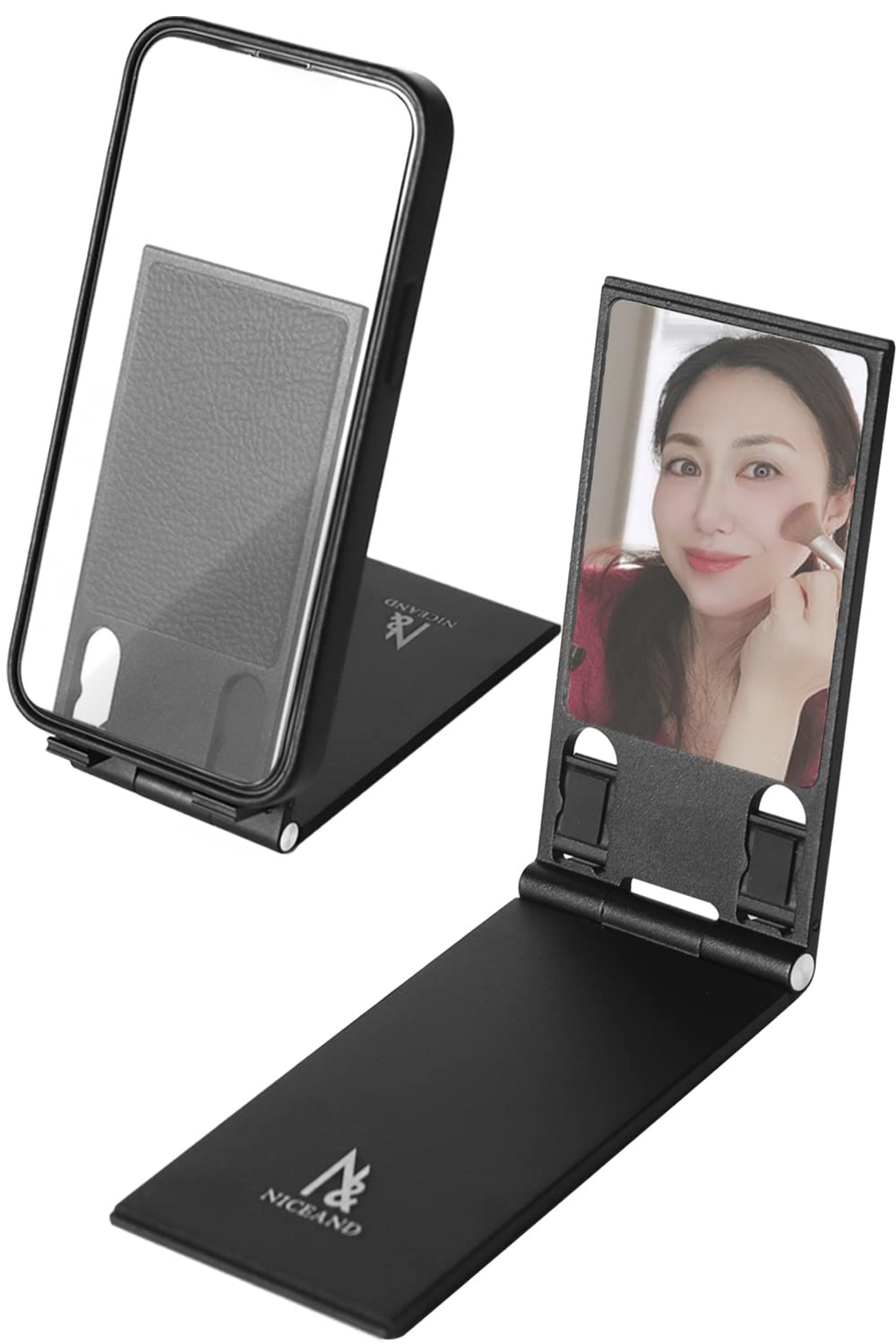 Amazon.co.jp: NICEAND アルミ製スマホスタンド 折りたたみ式 軽量