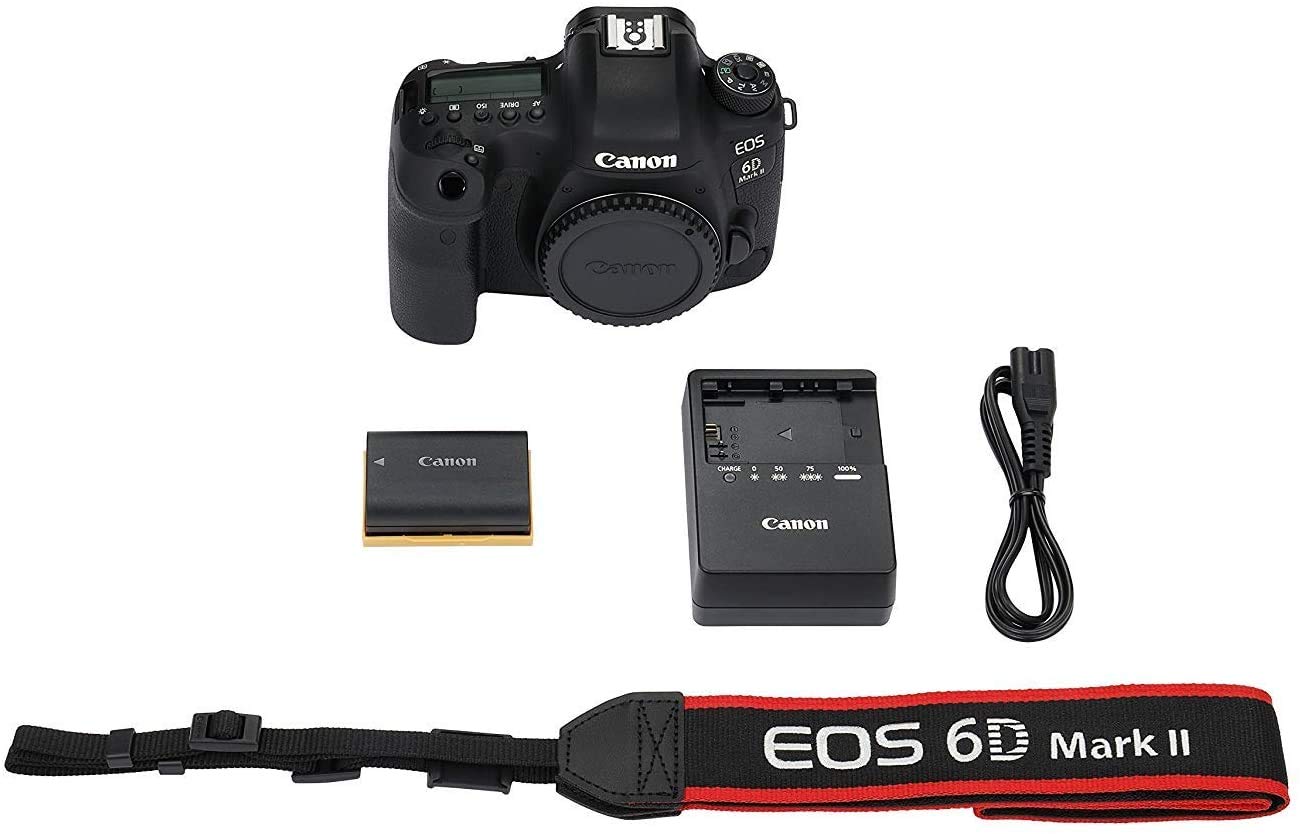 Amazon Canada: Canon EOS 6D Mark II Wi-Fi Digital SLR Camera Body
