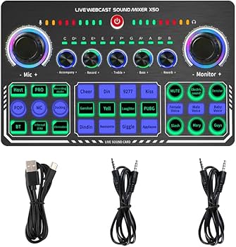 Amazon | BONKYO カラオケセット家庭用 DJ ミキサー セットX50 ライブ