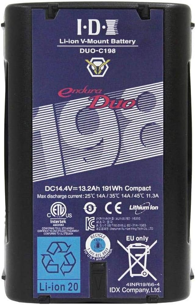 Amazon | IDX 191Wh 高負荷バッテリー Dタップアドバンス付き 標準