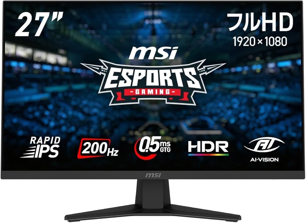 Amazon.co.jp: 【Amazon.co.jp限定】MSI ゲーミングモニター MAG 274F