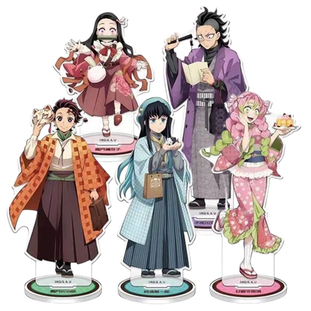Amazon.co.jp: アクリルスタンド 5個セット 竈門禰豆子 時透無一郎