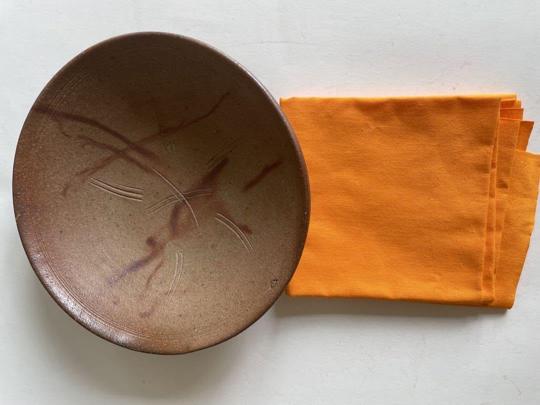 Amazon.co.jp: 人間国宝 金重陶陽 備前焼 古備前 皿 焼物 置物 飾り物