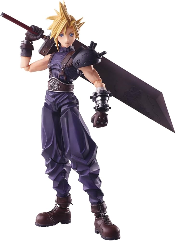 Amazon.com: Final Fantasy VII: Cloud Strife Bring Arts Action