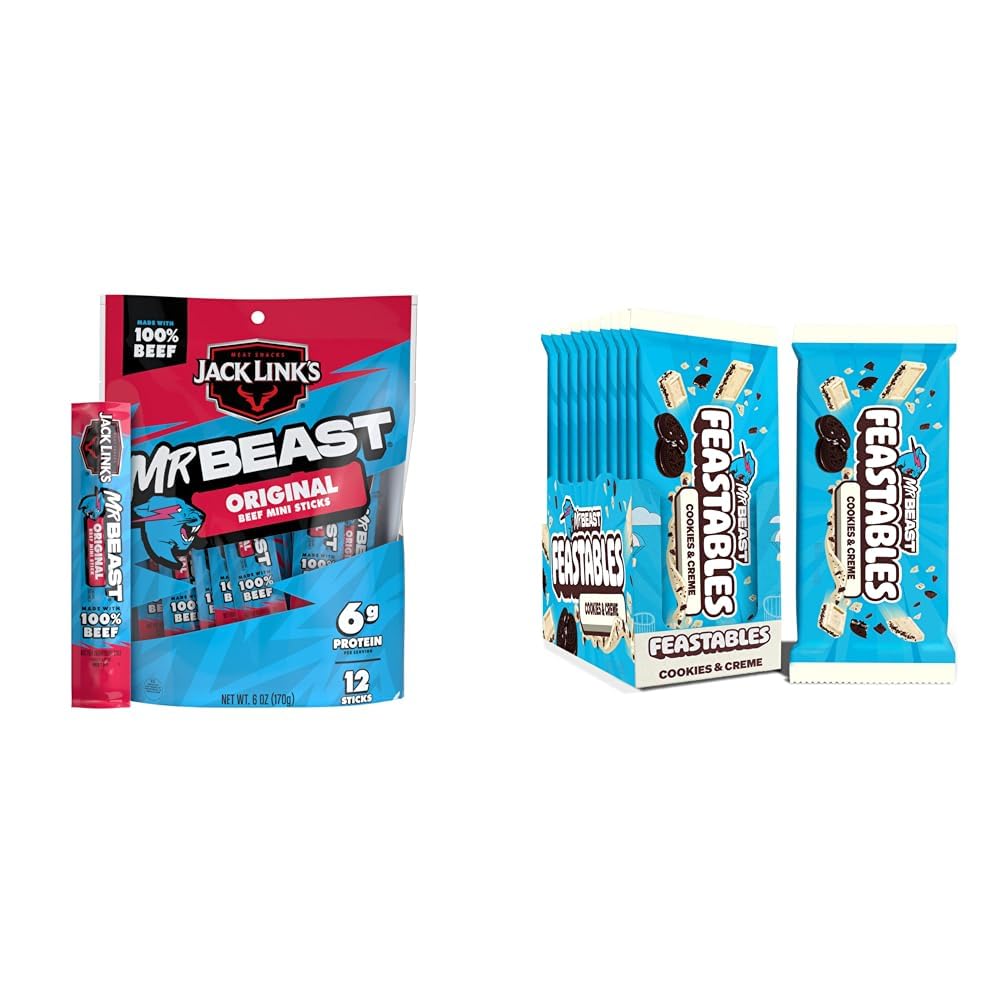 Amazon.com : Jack Link's x Feastables MrBeast Sweet and Savory