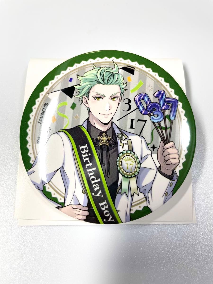 Amazon.co.jp: ツイステセベク 缶バッジ おめかしバースデー 特典