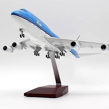 Amazon.co.jp: ボーイング747-400 KLMフライトミニチュア1:150 18.5