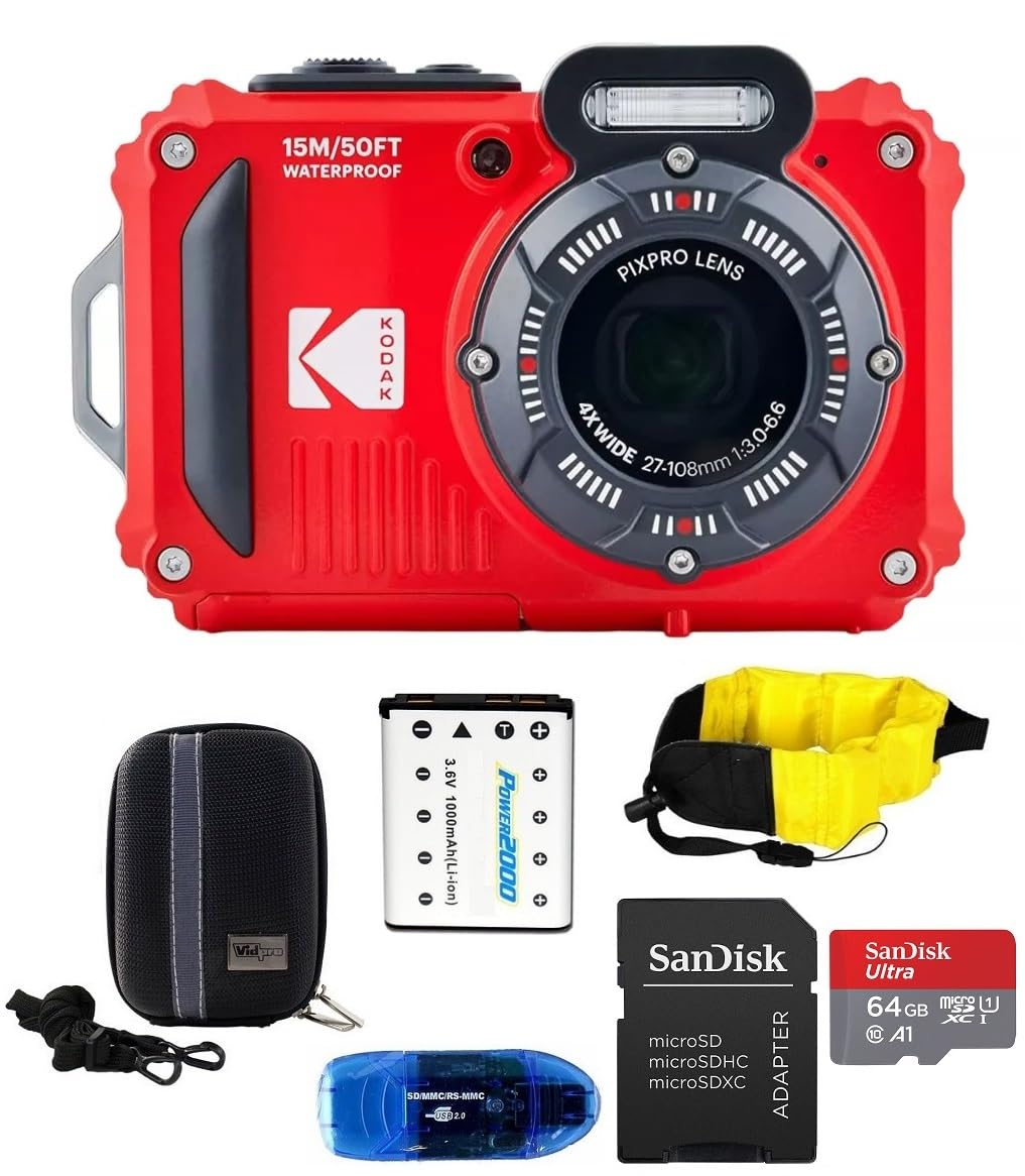 Amazon.com : Kodak PIXPRO WPZ2 Waterproof Digital Camera Bundle