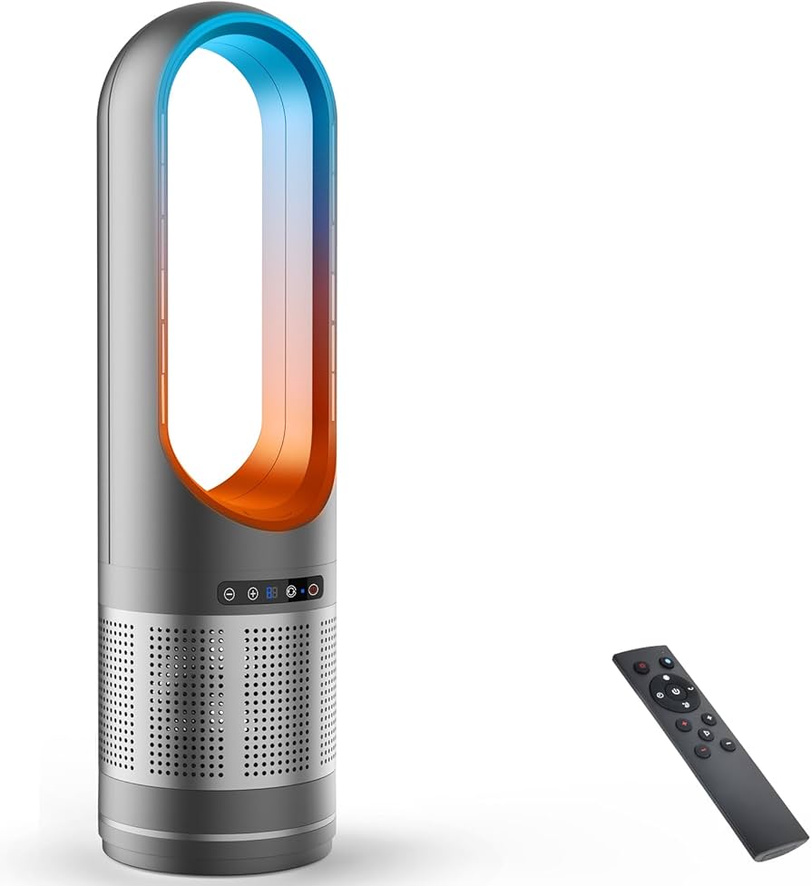 Amazon | FUXNGZI セラミックファンヒーター【羽なし＆空気浄化＆1 台