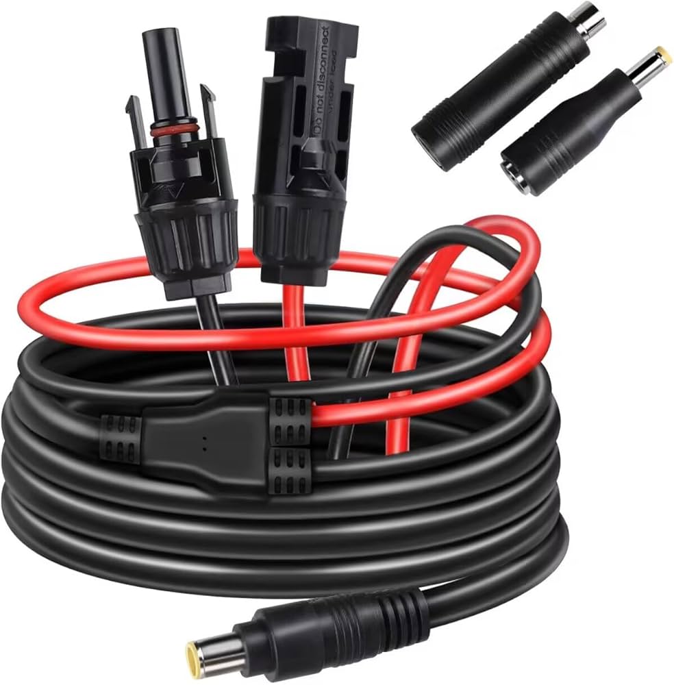 Amazon.com: HNYYZL Jackery Solar Panel Connector - MC4 to DC 8mm